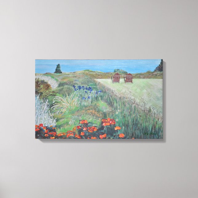 Front Row View to Northern Coastal California Canvas Print (Front)