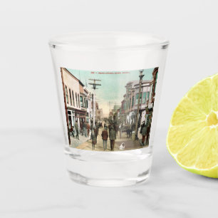 Front St., Nome, Alaska c1910 Vintage Shot Glass