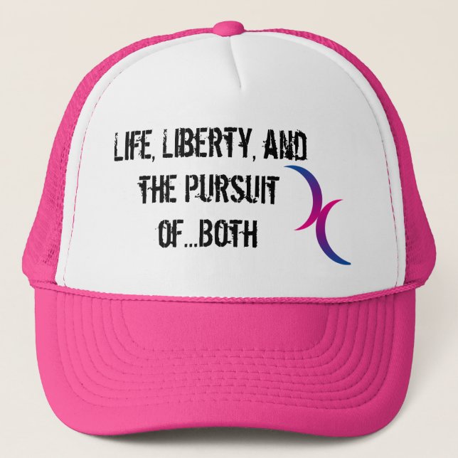 front symbol, Life, Liberty, and t... - Customised Trucker Hat (Front)