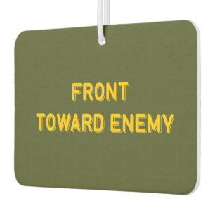 FRONT TOWARD ENEMY CAR AIR FRESHENER