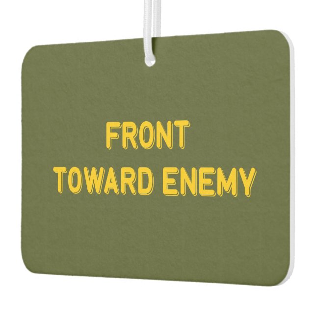 FRONT TOWARD ENEMY CAR AIR FRESHENER (Left)