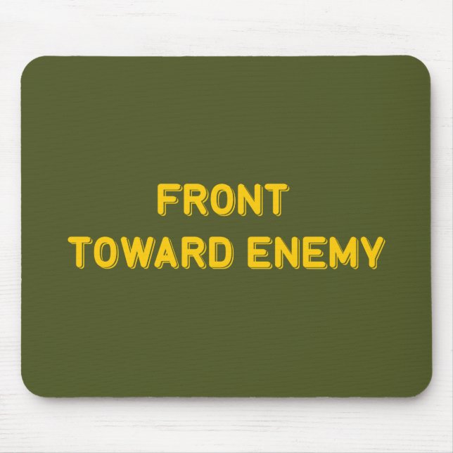 FRONT TOWARD ENEMY MOUSE MAT (Front)