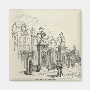 Front view of Buckingham Palace Magnet