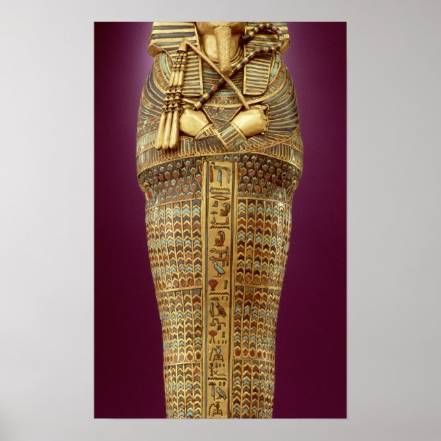Front view of one of the canopic coffins poster (Front)