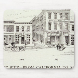 Front West side California and Sacramento Mouse Mat