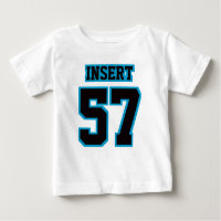Front WHITE BLACK BLUE Tutu Football Jersey