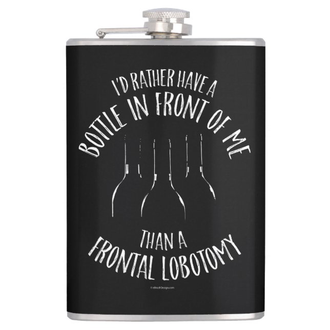 Frontal Lobotomy Flask (Front)
