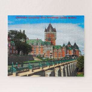 Frontenac Castle Quebec. Jigsaw Puzzle