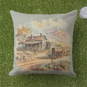 Frontier Barn Tetons  Cushion
