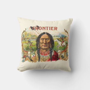 Frontier Cigar Advertising Cushion