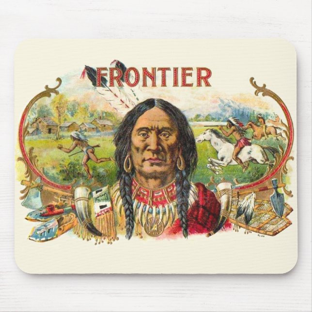 Frontier Cigar Advertising Mouse Mat (Front)