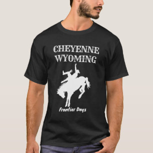Frontier Days Western Rodeo Cheyenne Wyoming Bronc T-Shirt