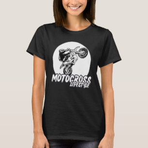 Frontier Vintage Motocross Dirtbike Retro Biker Cl T-Shirt