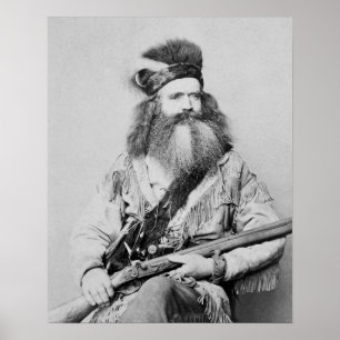 Frontiersman, 1864. Vintage Photo Poster