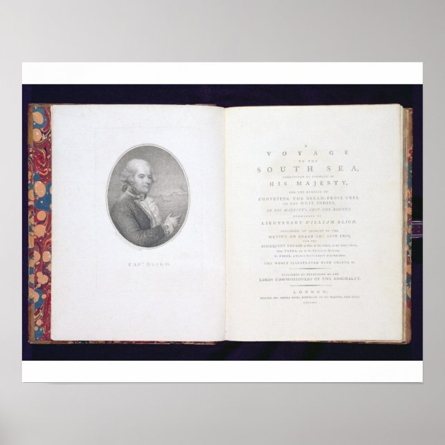 Frontispiece and title page of 'A Voyage to the So Poster (Front)