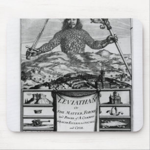 Frontispiece by Thomas Hobbes  of Malmesbury Mouse Mat