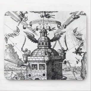Frontispiece 'Collegium Fama Fraternitatis' Mouse Mat