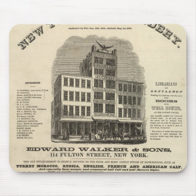 Frontispiece Colton's American Atlas Mouse Mat (Front)