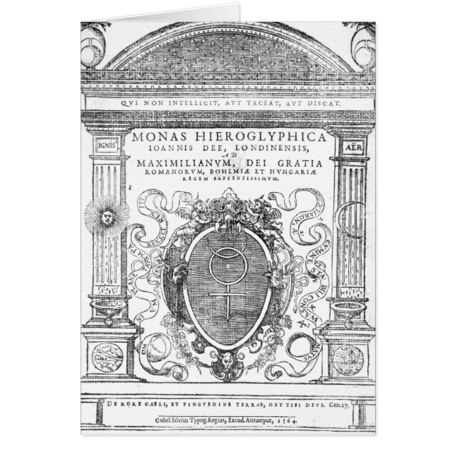 Frontispiece from 'Monas Hieroglyphica' (Front)