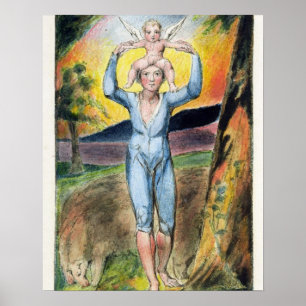 Frontispiece from 'Songs of Innocence and of Exper Poster