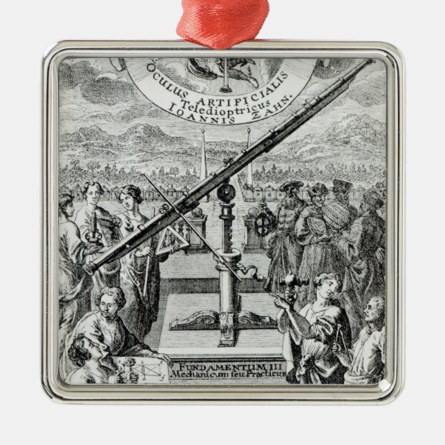 Frontispiece 'Oculus Artificialis Metal Tree Decoration (Front)