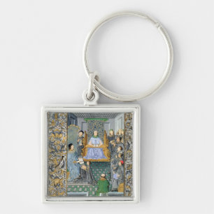 Frontispiece of Antonio de Nebrija's  'Gramatica' Key Ring