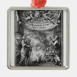 Frontispiece of 'Index Librorum Prohibitorum' Metal Tree Decoration