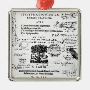 Frontispiece of 'La Defence et Illustration Metal Tree Decoration