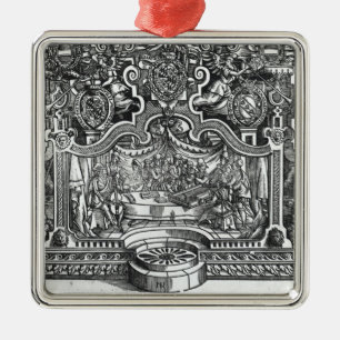 Frontispiece of 'Messes' by Roland de Lassus Metal Tree Decoration