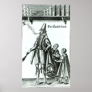 Frontispiece of 'Pedantius' Poster