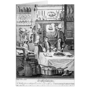 Frontispiece of 'The Housekeeper's Instructor'
