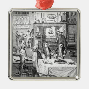 Frontispiece of 'The Housekeeper's Instructor' Metal Tree Decoration