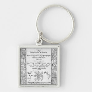 Frontispiece of 'The Shepeards Calender' Key Ring