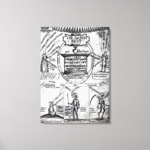 Frontispiece,  'The Saints Everlasting Rest' Canvas Print