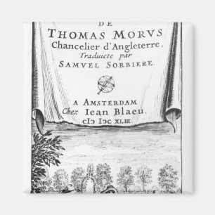 Frontispiece, 'The Utopia of Thomas More' Magnet