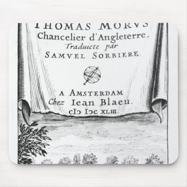 Frontispiece, 'The Utopia of Thomas More' Mouse Mat (Front)