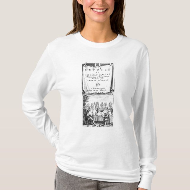 Frontispiece, 'The Utopia of Thomas More' T-Shirt (Front)