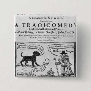 Frontispiece "The Witch of Edmonton 15 Cm Square Badge