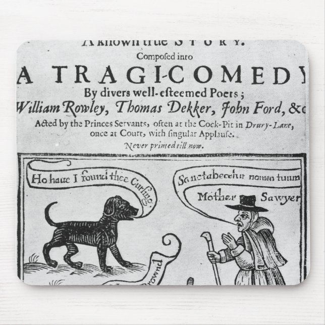 Frontispiece  "The Witch of Edmonton Mouse Mat (Front)