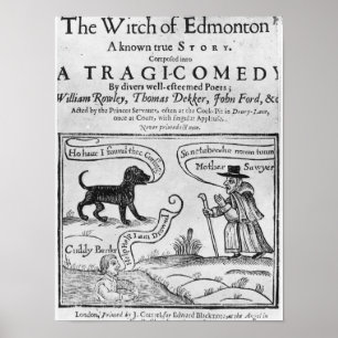 Frontispiece "The Witch of Edmonton Poster