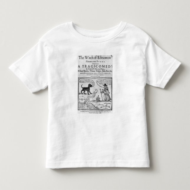 Frontispiece  "The Witch of Edmonton Toddler T-Shirt (Front)