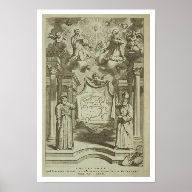 Frontispiece to 'China Illustrated' by Athanasius Poster (Front)