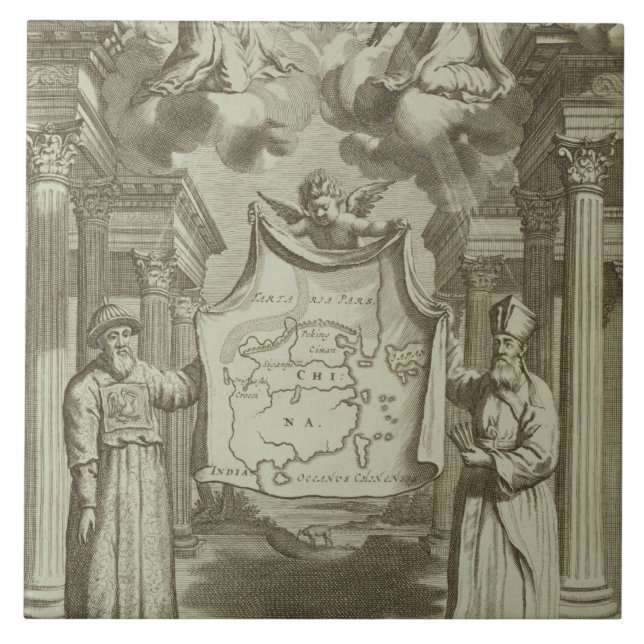 Frontispiece to 'China Illustrated' by Athanasius Tile (Front)
