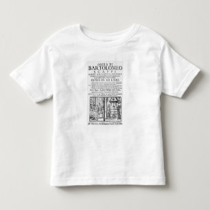 Frontispiece to cook book of Bartolomeo Scappi Toddler T-Shirt