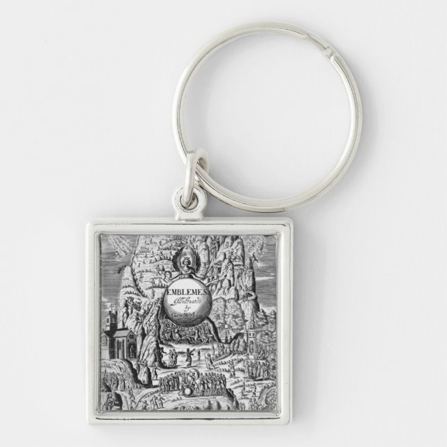 Frontispiece to George Wither's 'Emblems', 1635 Key Ring (Front)