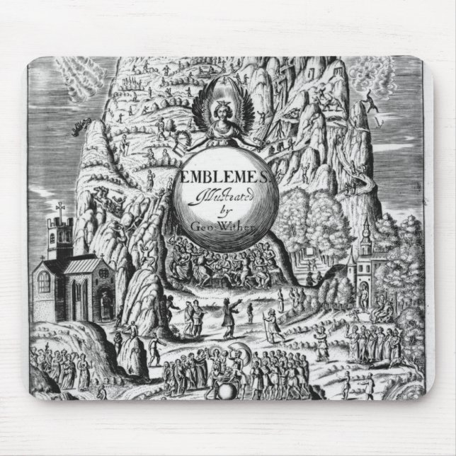 Frontispiece to George Wither's 'Emblems', 1635 Mouse Mat (Front)