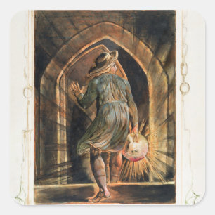 Frontispiece to 'Jerusalem' (Bentley Copy E) 1804- Square Sticker