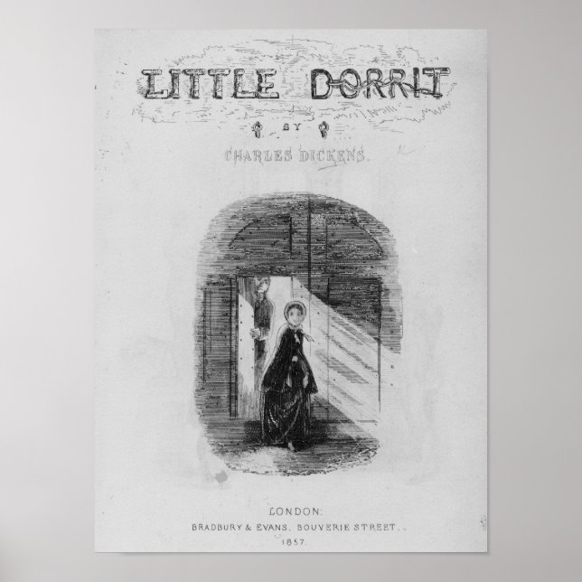 Frontispiece to 'Little Dorrit' by Charles Poster (Front)