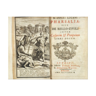 Frontispiece to 'Pharsalia' Canvas Print