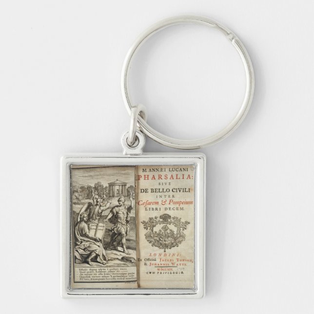 Frontispiece to 'Pharsalia' Key Ring (Front)